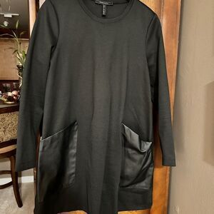 BCBGMAXAZRIA Women's Paneled Swing Dress Size M